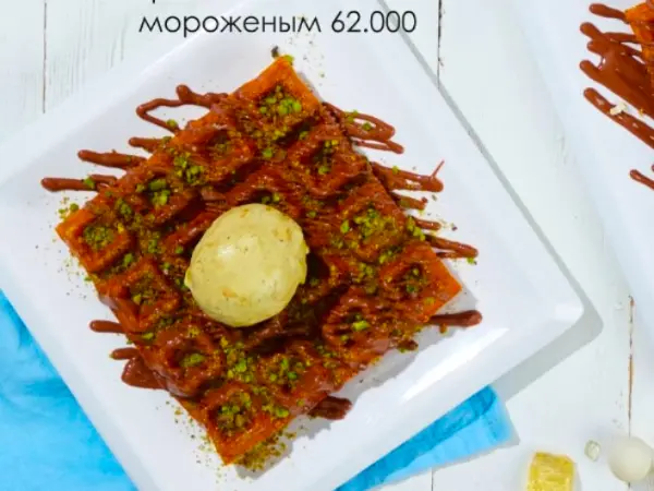 Pista va pista muzqaymoqli vaflilar